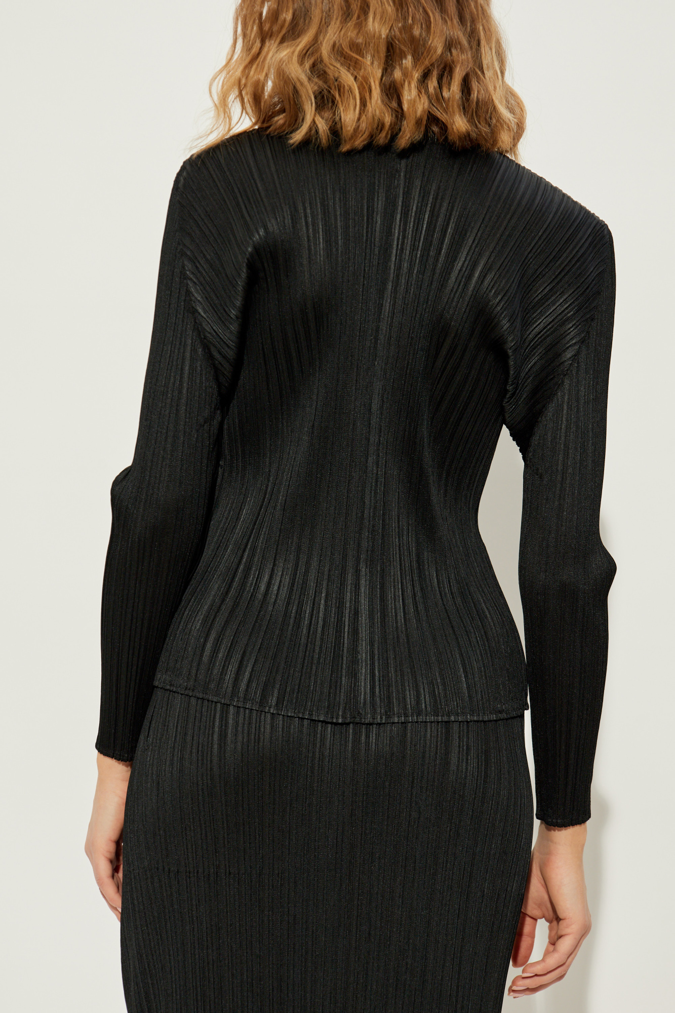 トップス PLEATS PLEASE deformation shirt BLK PLEATS PLEASE ISSEY MIYAKE Tops – The official ISSEY MIYAKE